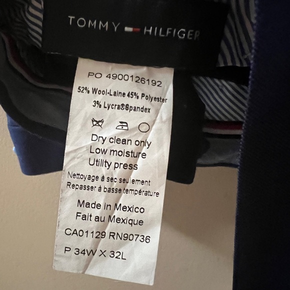 Men’s Blue Tommy Hilfiger Suit - Picture 7 of 10